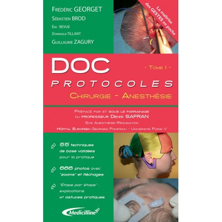 Doc Protocoles Tome 1 : Chirurgie-Anesthésie